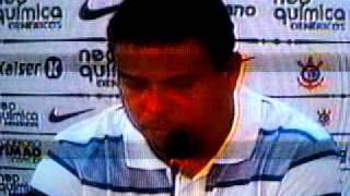 coletiva despedida Ronaldo Fenomeno inicio [upl. by Curr]