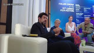 Pierfrancesco Favino talks about quotNostalgiaquot at Cannes Film Festival 2022 [upl. by Putscher]