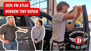 2024 Volkswagen Atlas I Window Tint and Dent Repair with Customer Testimonial I Monessen PA [upl. by Enyamert]