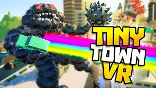 GIANT UNICORN vs BLACK GOO MONSTER  Tiny Town VR Gameplay Part 19  VR HTC Vive Gameplay Tiny Town [upl. by Iraam430]