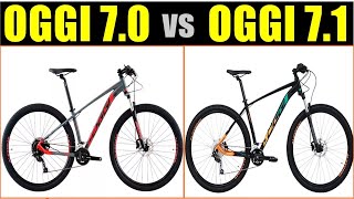 DIFERENÇA Bicicleta OGGI 70 vs OGGI 71 [upl. by Tortosa]