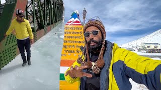 Leh to Pangong Lake in 25 temp 🥶 kaam bhot Risky ho gaya  Ep 03 [upl. by Moonier]