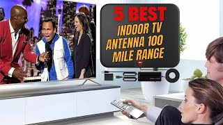 Best indoor TV antenna 100 mile range 2024 Watch this before buying [upl. by Saalocin]