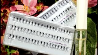 How To Apply Individual Eyelashes on Mature Hooded Eyelids [upl. by Inus]