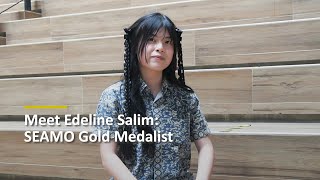 Meet Edeline Salim SEAMO Gold Medalist from Global Sevilla Pulo Mas [upl. by Ahsemrac681]