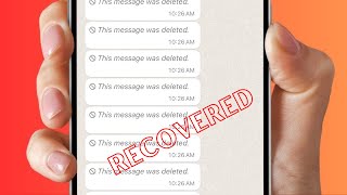 How to Recover WhatsApp Deleted Messages in iPhone 2024 [upl. by Hauck]