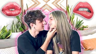 10 BEST Chapstick Challenges Niki and Gabi MattyB Addison Rae kissing Bryce Hall David Dobrik [upl. by Eityak]