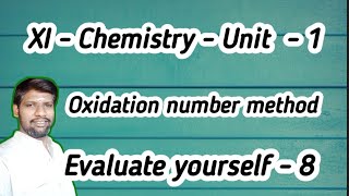 Evaluate yourself 8 Balancing the EquationExplanation in Tamil [upl. by Edlun]