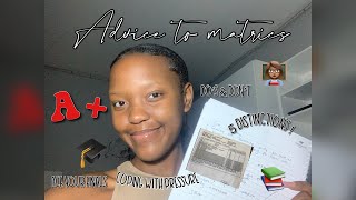 ADVICE TO MATRICS  HOW TO GET DISTINCTIONS  STUDY METHODS  SOUTHAFRICAN YOUTUBER [upl. by Catina]