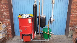 HolzverGASer kpl Aufbau und Betrieb Woodgas Gasifier DIY [upl. by Niotna]