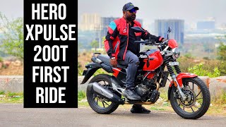 Hero Xpulse 200T First Ride Review  More Power More Torque More Fun [upl. by Ennovoj502]