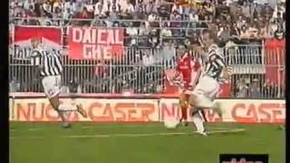 Piacenza  Juventus 01 21042002 15a Ritorno Serie A Gol Nedved [upl. by Ahcsap]