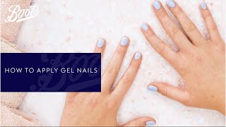 How To Apply Gel Nails At Home  Nail Tutorial  Boots Beauty  Boots UK [upl. by Nerin439]