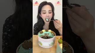 Asmr🍰Eating Chocolate Mint🍰 Soft And Waxy Sound 크림丨먹방丨Mukbang丨Satisfying丨Eatingshow [upl. by Pedro]