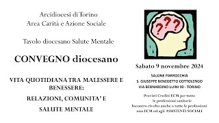 9 NOVEMBRE 2024  CONVEGNO  VITA QUOTIDIANA TRA MALESSERE E BENESSERE 22 [upl. by Helgeson146]