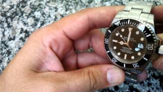 Rolex Submariner 1ª linha  Ajustar horas [upl. by Serle379]