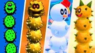 Evolution of Pokey in Super Mario Games 1988  2017 [upl. by Crawley]