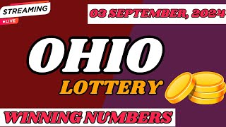 Ohio Midday Lottery Results For  03 Sep 2024  Pick 3  Pick 4  Pick 5  Powerball Mega Millions [upl. by Asalocin]