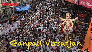 Ganesh Chaturthi  Devotees Bid Farewell To Ganpati [upl. by Llekim]