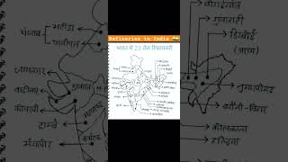 Refineries in India 🇮🇳  shorts allexam generalknowledge gk ssc bpsc maps maps [upl. by Brookhouse]