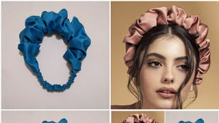 How To Make Scrunchies Headband [upl. by Ginnie]