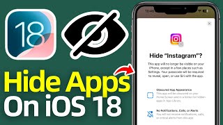 How to Hide Apps on iPhone iOS 18 [upl. by Uzzi]