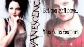 Evanescence  My Immortal Lyrics  French Translation [upl. by Nuy886]