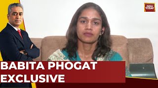 Babita Phogat Explains Under What Circumstances Vinesh Might Have Gained Weight  Rajdeep Sardesai [upl. by Lumbard]