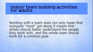 Indoor team building activities for adults [upl. by Dabney]