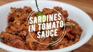 Sardines in Tomato Sauce  Guyanese Breakfast Episode 90 [upl. by Nilya]