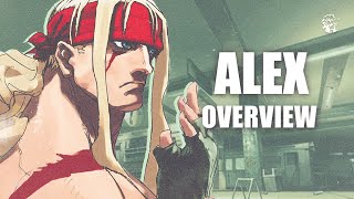 Alex Overview  Street Fighter III 3rd Strike 4K [upl. by Maclean]