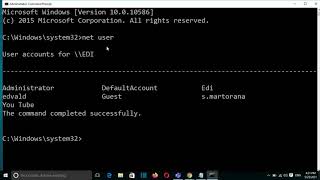 Add and Delete User Accounts With Command Prompt in Windows [upl. by Suaeddaht]