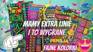 Gwiezdna Kasa⭐ Extra Linie i nowe kolory zdrapek🩷W końcu je znaleźliśmy😍🥳zdrapki wygrana lotto [upl. by Azilef]