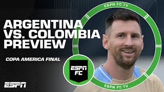 Copa America Final Preview What will it take for Colombia to defeat Argentina  ESPN FC [upl. by Auka]