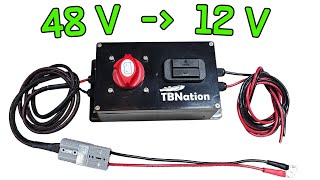 12 Volt Power From A 48 Volt Battery Here is how you do it [upl. by Lauter]