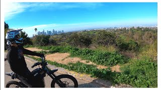 Elysian Park LA river bed and Griffith Observatory [upl. by Otilesoj]