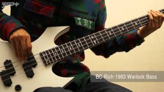 【デジマートNew Gear Showcase】BCRich  1983 Warlock Bass [upl. by Leahkim]