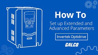 Invertek Optidrive  Setting Extended and Advanced Parameters [upl. by Ainsworth]