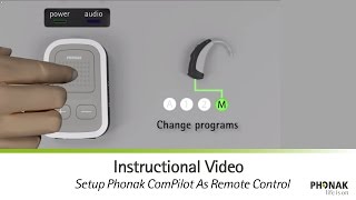 Setup Phonak ComPilot As Remote Control [upl. by Jelene]