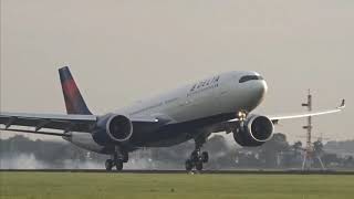 Delta Airlines  Airbus A330  Butter LANDING with Swiss001 Butter Song [upl. by Rafe461]