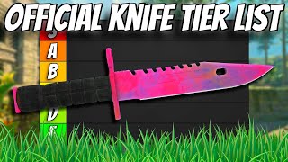 CS2 Knife Tier List Ranking the Top 20 BEST Knives Do You Agree [upl. by Ignatz189]