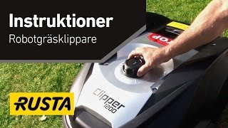 Instruktionsfilm robotgräsklippare Clipper 1200 [upl. by Dhu]