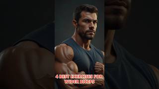 Top 4 BEST EXERCISE FOR WIDER BICEPS shorts [upl. by Nuhsar605]