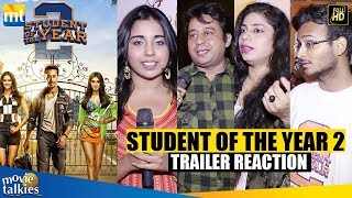 Student Of The Year 2 I Trailer Reaction I Tiger Shroff Ananya Pandey Tara Sutaria [upl. by Hyacinthia]