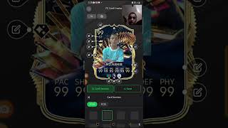 How to make your own Player card by using FUT 25 app [upl. by Christie]