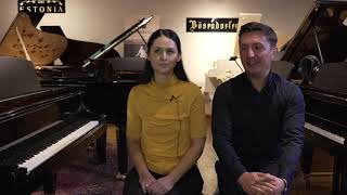 LampV Piano Duo Larisa Capatina and Vitali Mihailiuc at Classic Pianos Denver [upl. by Alissa]