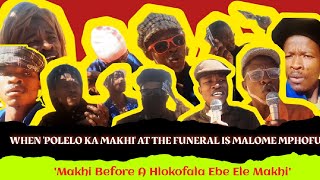 When Polelo Ka Makhi At The Funeral Is Malome Mphofu pasekacomic [upl. by Bottali722]