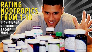 Rating Every Nootropic From 110 [upl. by Aehcsrop]