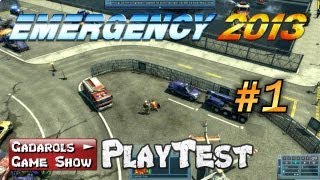 Emergency 2013 Gameplay Erste Schritte des Katastrophenspiels im PlayTest deutsch HD [upl. by Sartin]