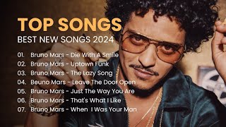 BRUNO MARS  DIE WITH A SMILE FULL ALBUM BEST NEW SONGS 2024 [upl. by Akineg]